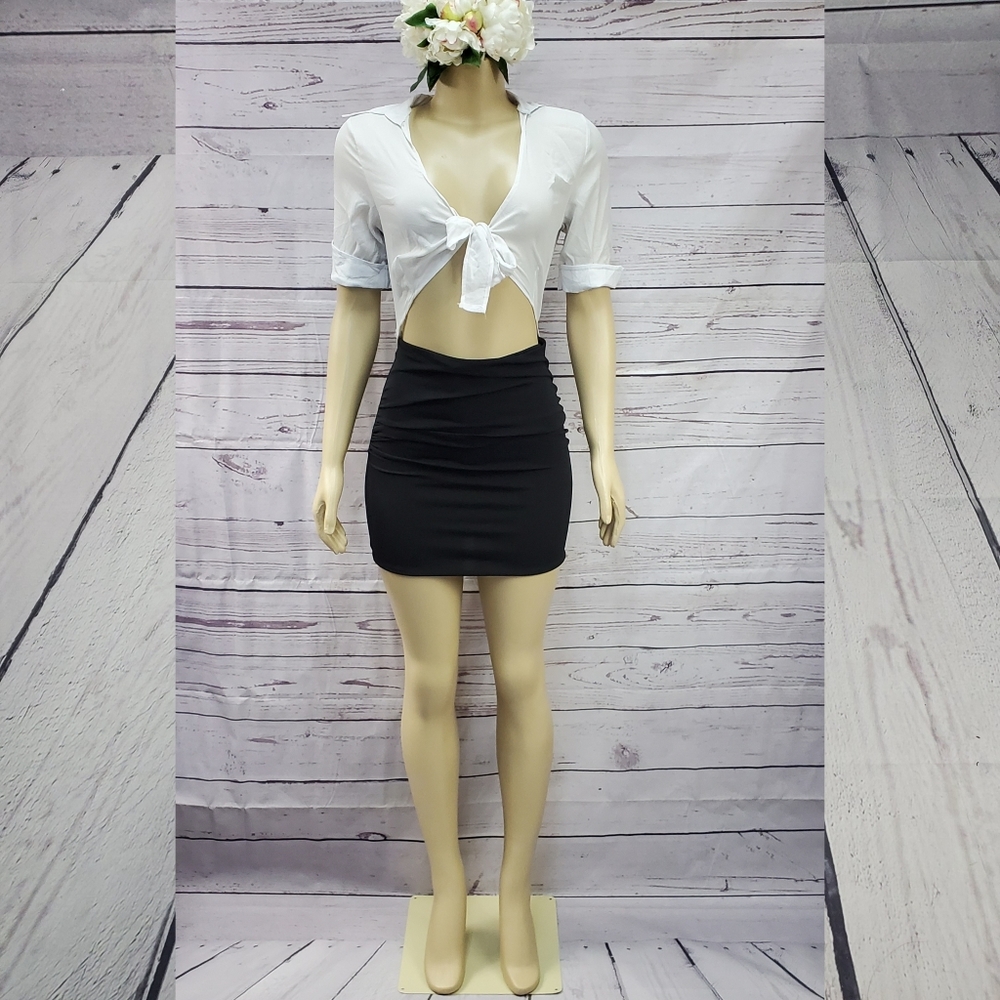 small sexy black & white night out dress - Picture 2 of 7